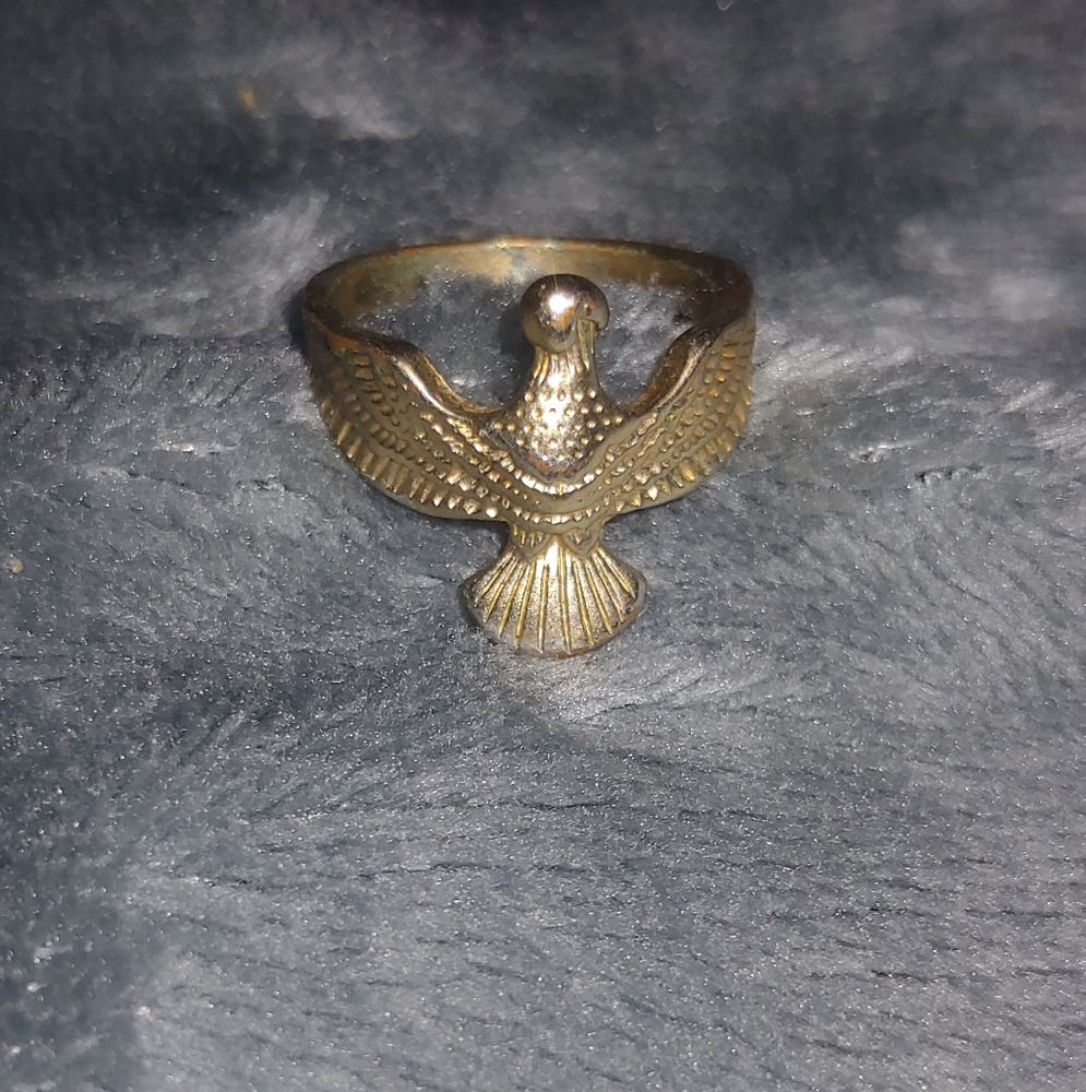 Gold Eagle Ring
